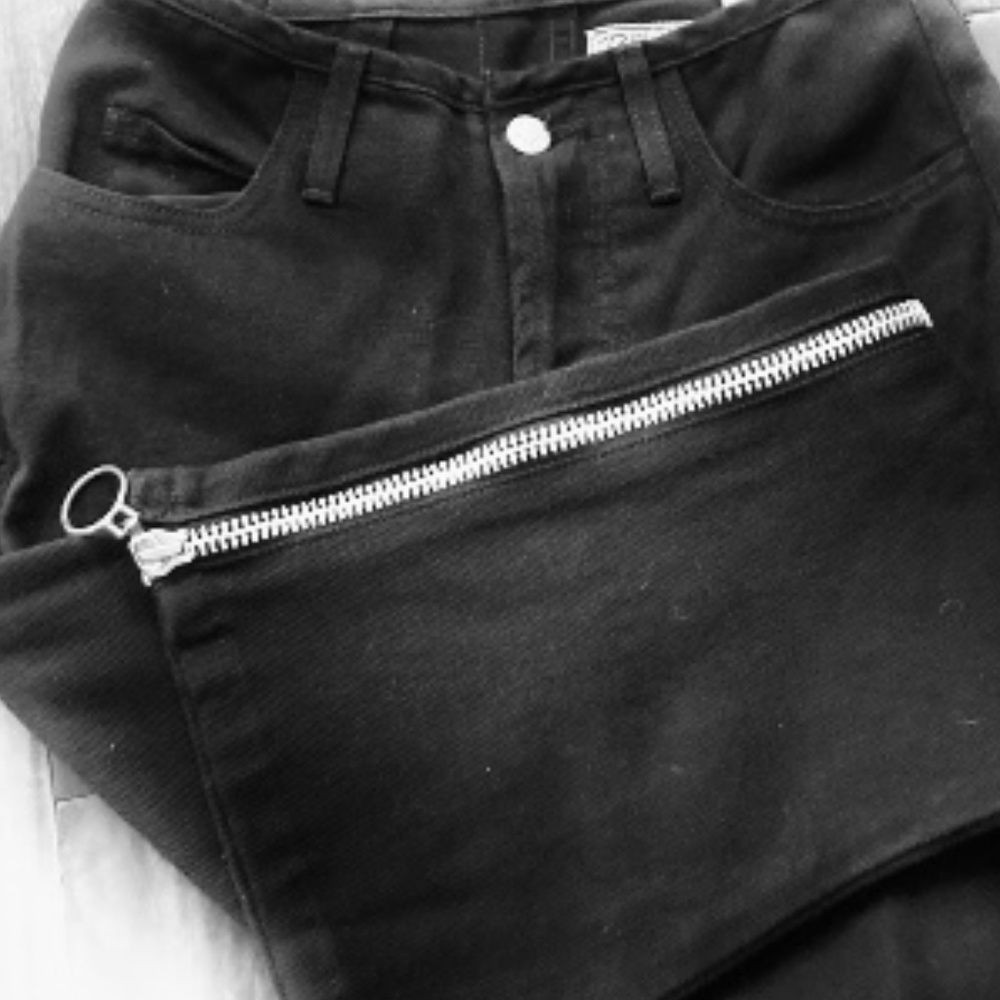 Women’s Vintage Paris Blues Classic Style Black Jeans